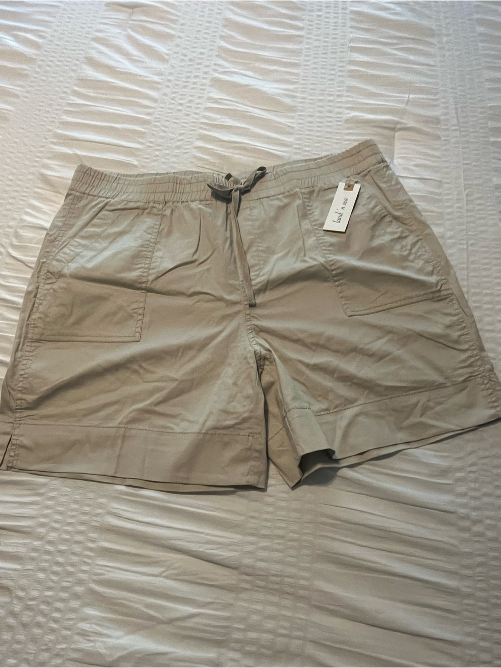Everyday Drawstring Athletic Shorts - Khaki